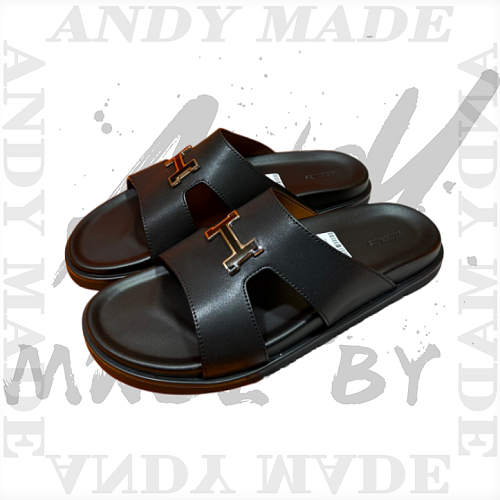 Hermès Oran Cowhide H-shaped SlippersItem ID