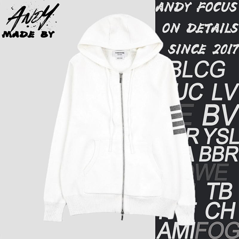 TB Four-Bar Hooded Jacket