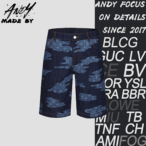 Louis Vuitton Men's Denim Shorts