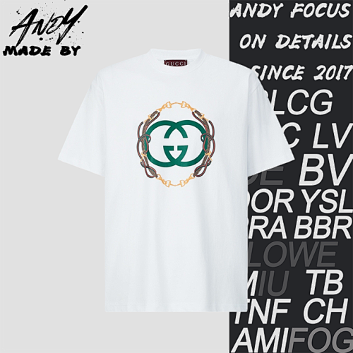 Gucci Year Print Double G Short-Sleeve T-Shirt