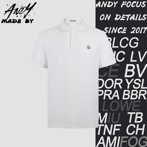 Logo Button Short-Sleeve Polo Shirt