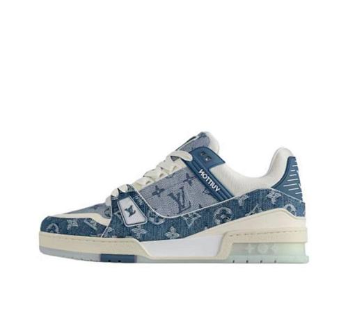 Nike L V Trainet Blue Denim Classic Version Sneakers