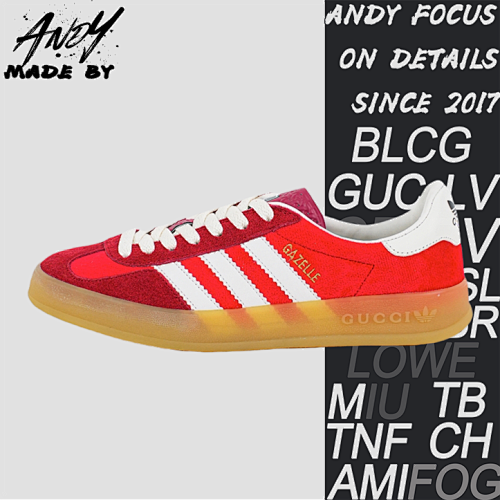 Gucci G Ucci X Adidas Color Blocked Training Series Board Shoes