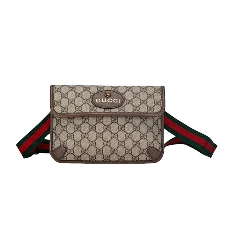 Supreme G Ucci Canvas Crossbody Tiger Head Bag