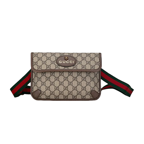 Supreme G Ucci Canvas Crossbody Tiger Head Bag
