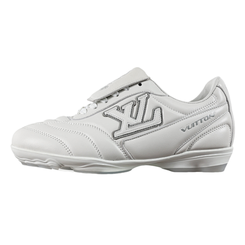 Louis Vuitton L V Lw22 Footprint Sneakers White