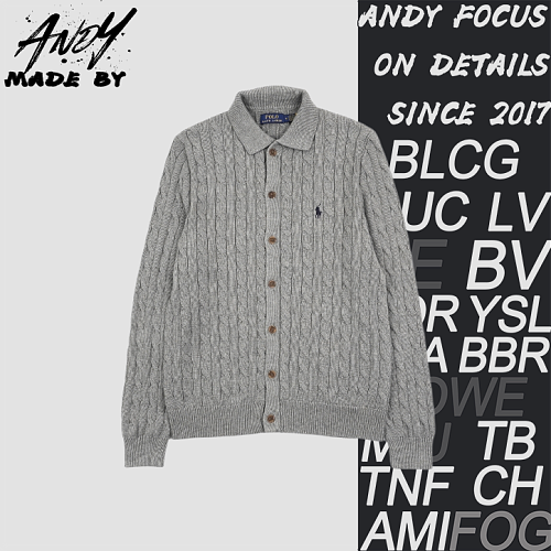 Pony Print Twisted Flower Shirt Gray