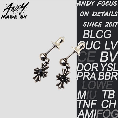 Black Diamond Single-Stick Earrings
