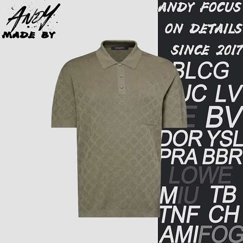 Louis Vuitton LV Openwork Pocket Knitted Polo Shirt