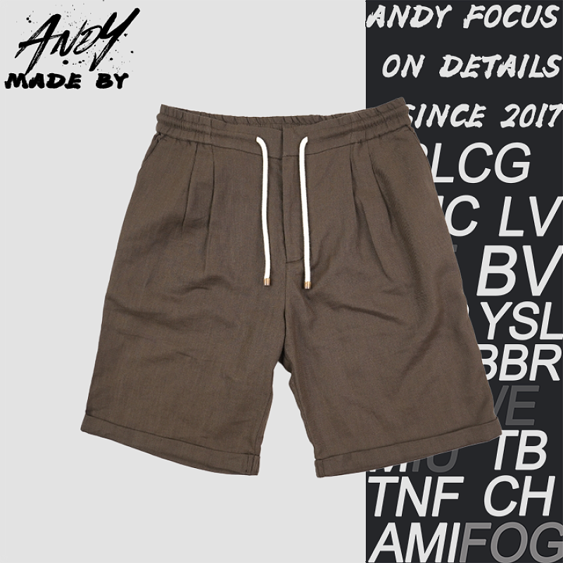 60-pack Natural Linen Drawstring Shorts