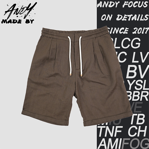60-pack Natural Linen Drawstring Shorts