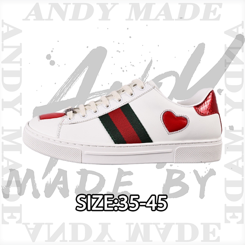 Gucci Ace Series Thickened White Shoes