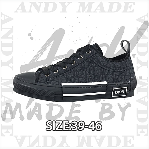 League Series Low-top All-black Fully Printed Jacquard Canvas