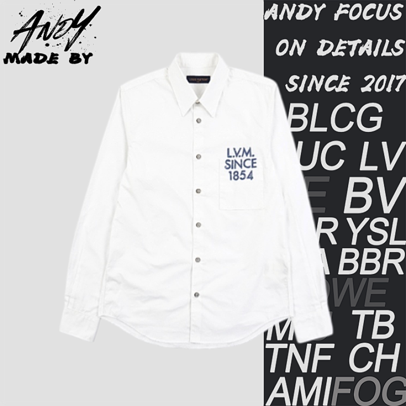 Louis Vuitton Satin Embroidered Shirt