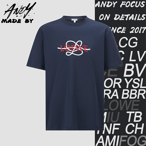 Loewe Embroidered Logo Short-Sleeve T-Shirt