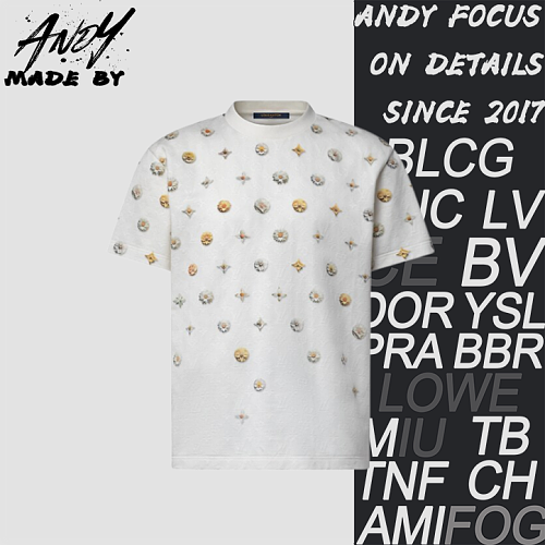 Louis Vuitton 1v Half-length Daisy Monogram Print Short-sleeved Shirt
