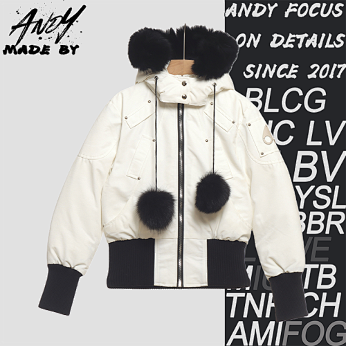 Off-White Silver Scissors 03 Short Classic Down Jacket