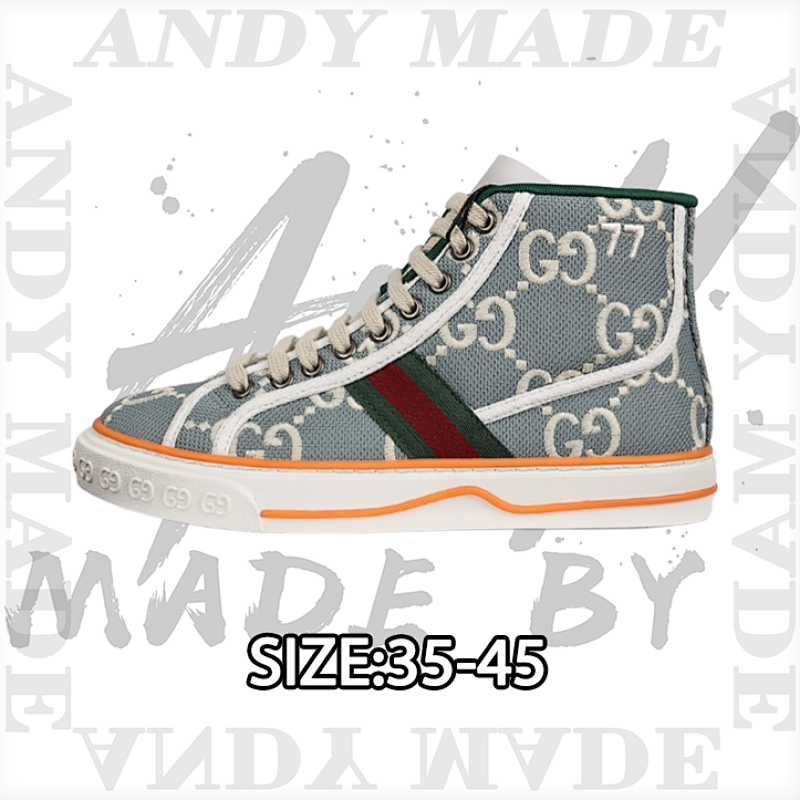 Tennis Print Sneaker Gucci Canvas Shoes Series Full Gif