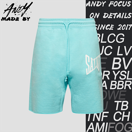 S M 23ss Saint Street Font Printed Shorts