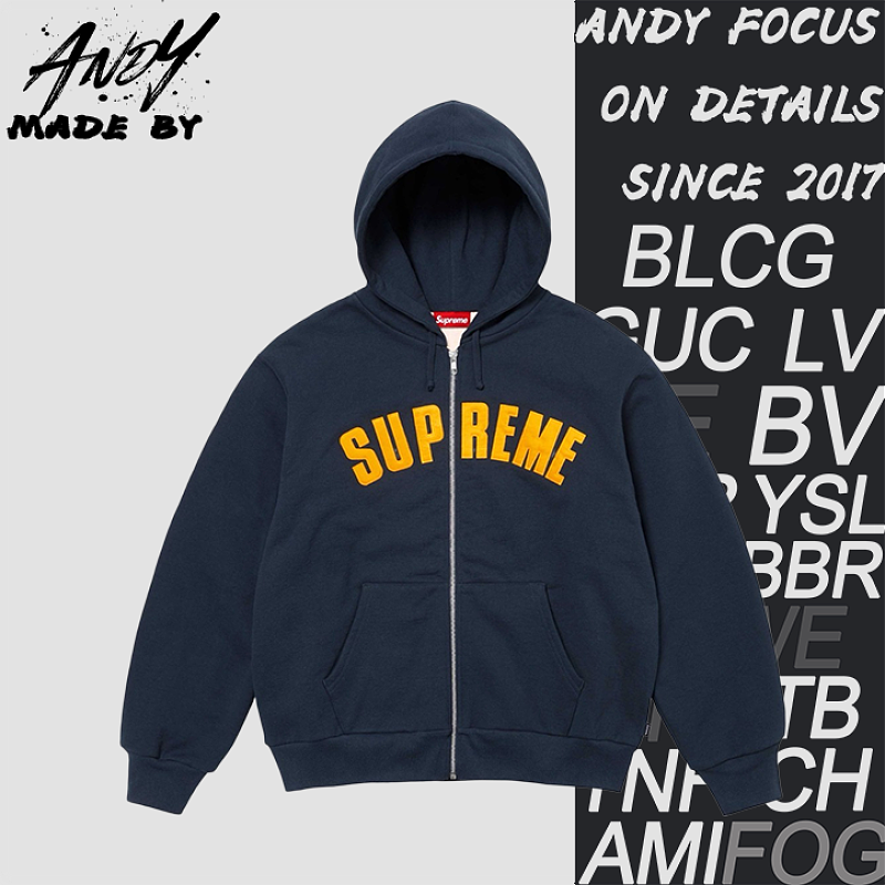 Supreme Waffle Fleece Hoodie