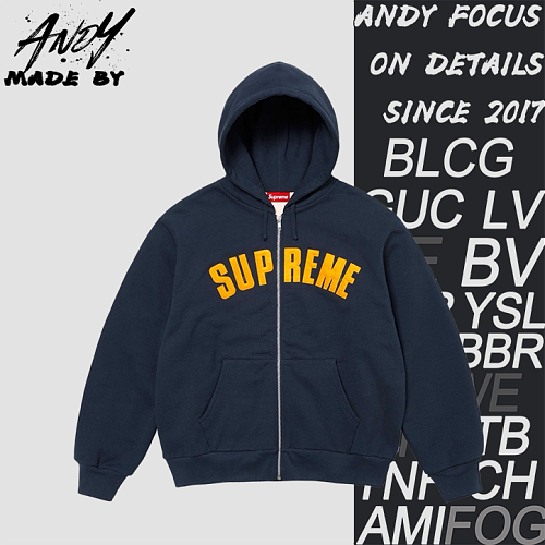 Supreme Waffle Fleece Hoodie