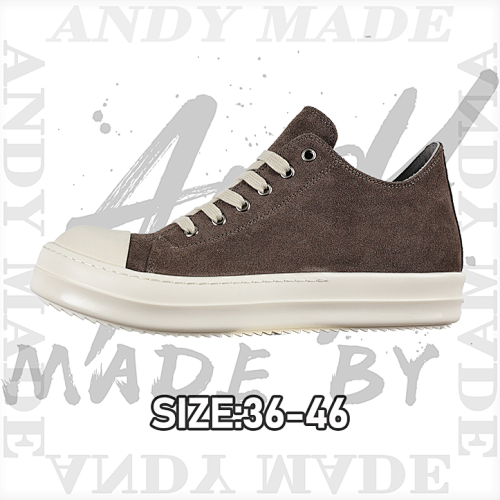 Rick Owens Mocha Brown Low-top Converse