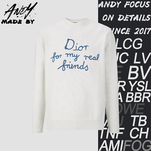 Dior Friends Embroidered Knit Pullover