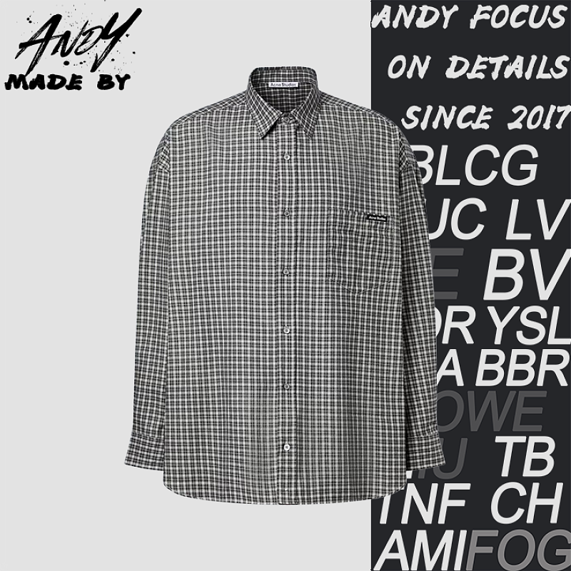 Plaid Wide-fit Shirt