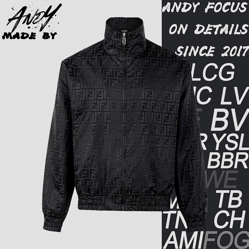 Stand Collar Nylon Bomber Jacket
