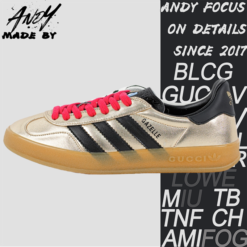 Gucci G Ucci X Adidas Color Blocked Training Series Board Shoes