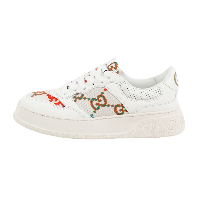 Gucci G Ucci Chunky B Screener GG Flower White