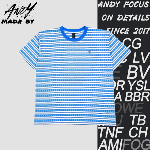 All-over Cross-print Woven Short-sleeved Shirt