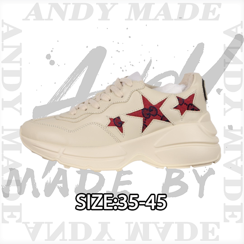 A2 Guangdong Channel 30 Colorways Top-of-the-line Gucci Rhyton Retro Dad Shoes