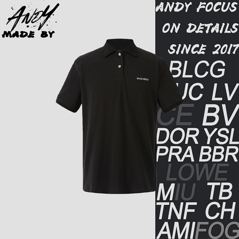 Micro-label Embroidered Polo Shirt