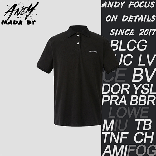 Micro-label Embroidered Polo Shirt