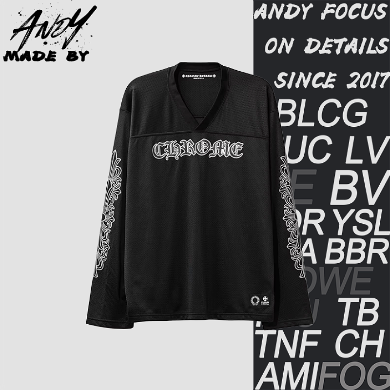 Glitter Sanskrit Ice Hockey Long Sleeve