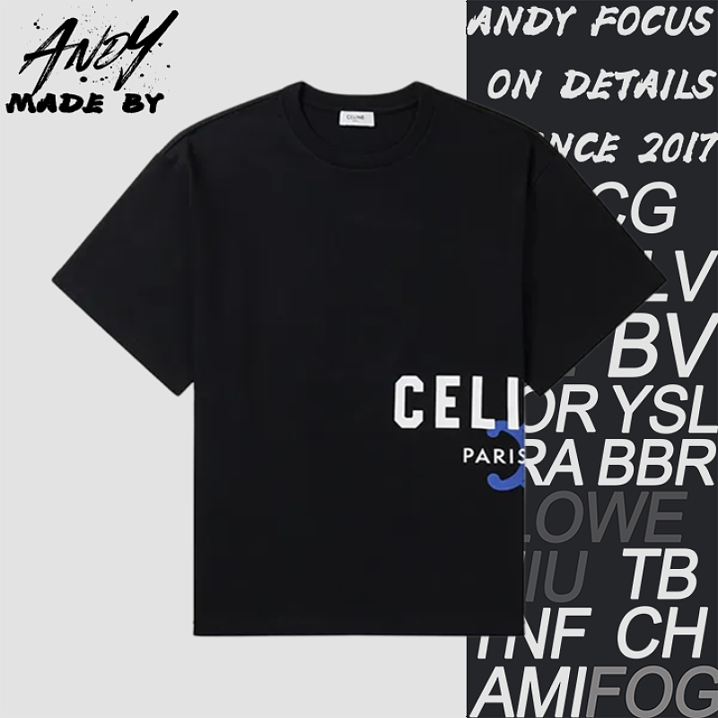Black Printed Short-sleeved Shirt