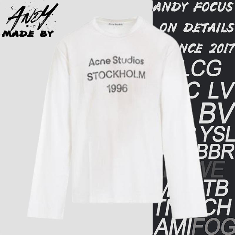 Ace Mottled Letter Print Long Sleeves