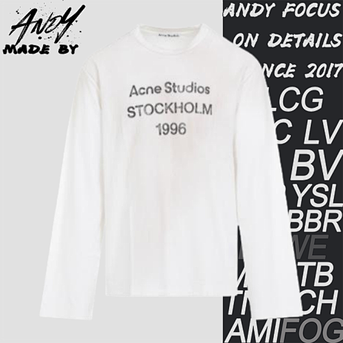 Ace Mottled Letter Print Long Sleeves