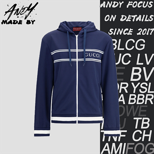 G-sign Striped Hooded Jacket