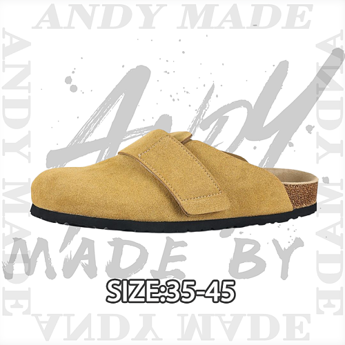 Birkenstock Baotou Velcro Half Slip Beige