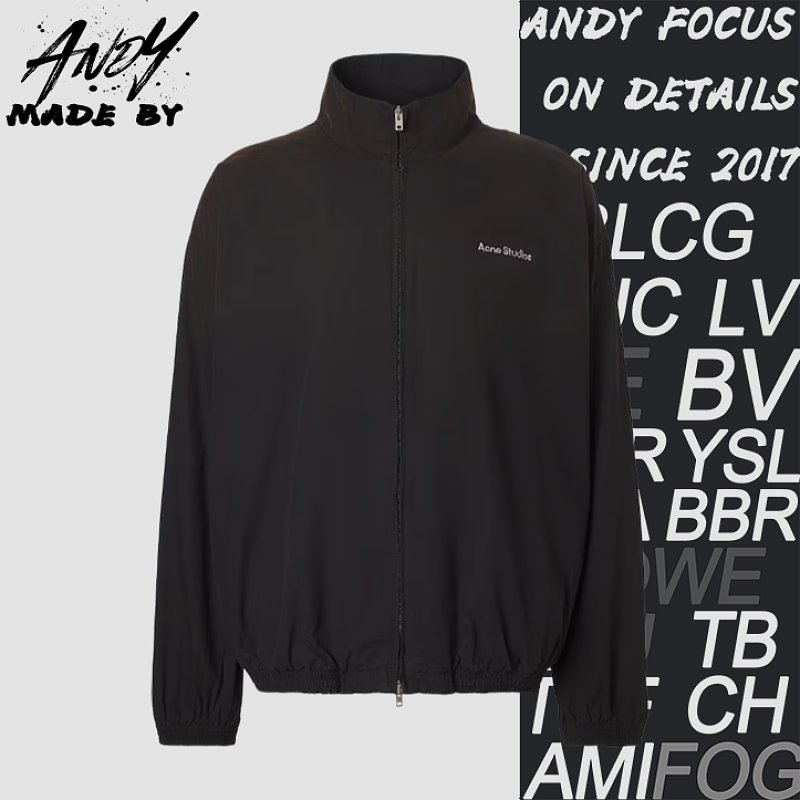 Acne Studios As A Mottled Letter Jacket