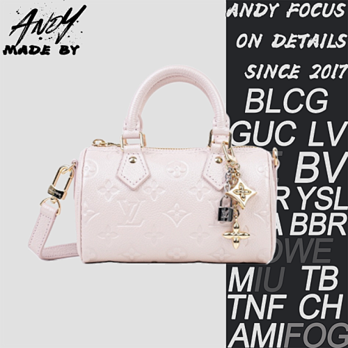Louis Vuitton LV Nano Speedy Monogram All-Print Leather Shoulder Handbag