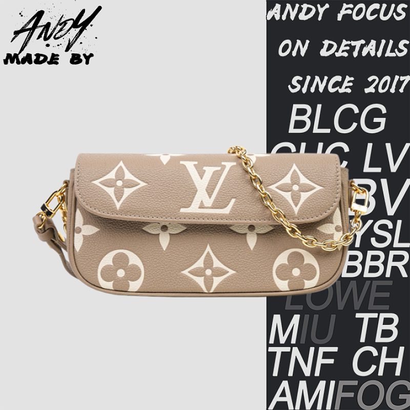 Louis Vuitton All-over Print Cowhide Underarm Bag
