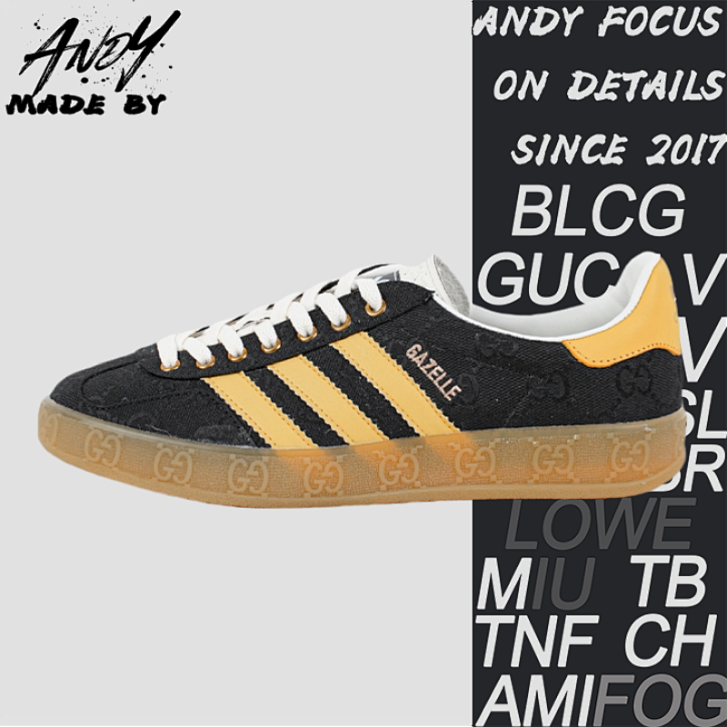 Gucci G Ucci X Adidas Color Blocked Training Series Board Shoes