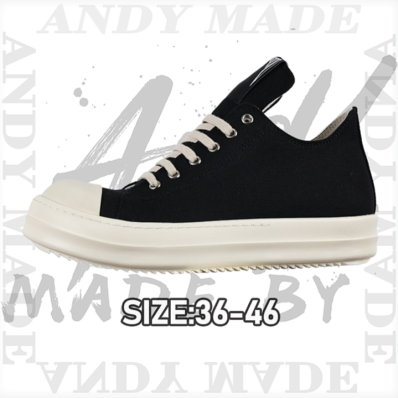 Rick Owens 57 RO Canvas Shoes