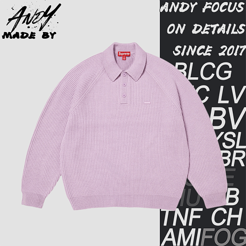 Supreme Embroidered Logo Knit Long Sleeve