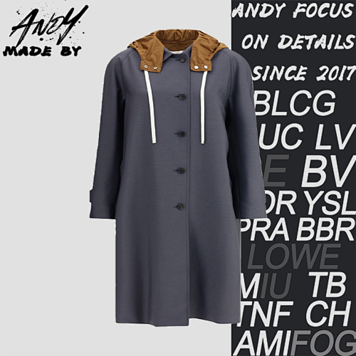 Double-layer Mohair Trench Coat