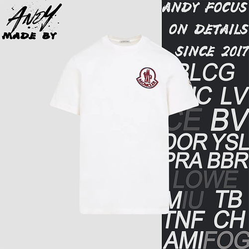 Hooded Crew Neck Logo Short Sleeve
