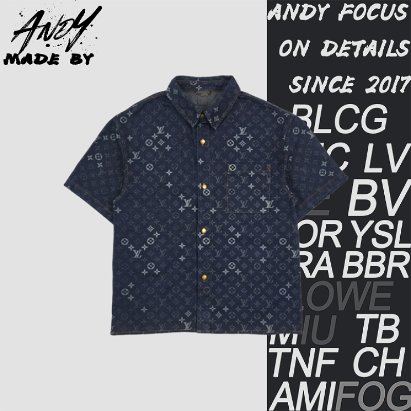 Louis Vuitton All-over Jacquard Pocket Short-sleeved Shirt